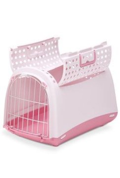 IMAC Prtljažnik za mačke in pse Cabrio Pink