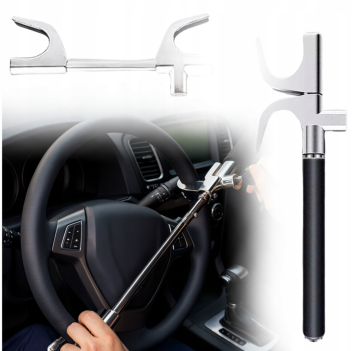 Korbi TRDNA, PROTIROPOVNA, RAZTEGLJIVA ZAKLEP ZA VOLAN – ČRNA BS4