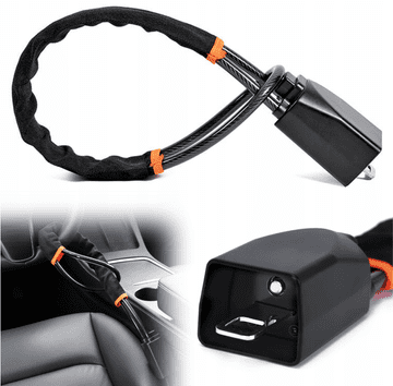 Korbi ZAKLEP VOLANA ZA AVTO – DVOJNI PAS, PROTIROPOVNA, NA KLJUČ BS2