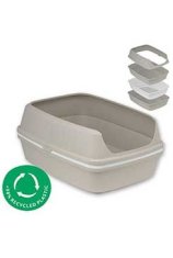 Moderna Toaletna mačka Dvigalo za presejanje z rešetko 50x38x24cm