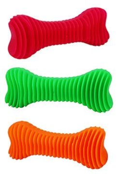 SP Igrača za pse Kost Dental Ribbed Floating 14cm