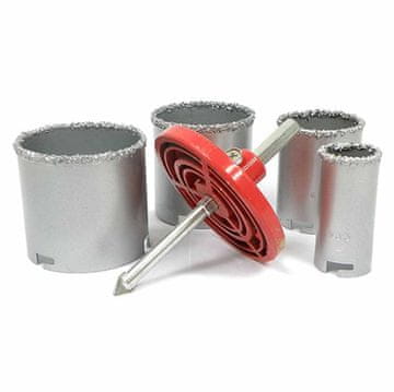 GEKO 5 delni set diamantnih kronskih žag za keramiko – ploščice