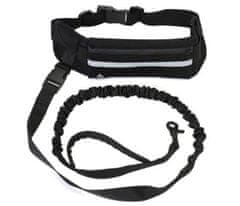 hurtnet Pasna torba za tek s pasjim elastičnim povodcem 1,8m
