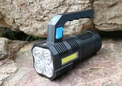 aptel TL-2056 Večnamenska ročna LED reflektorska svetilka z vgrajeno baterijo 1000lm