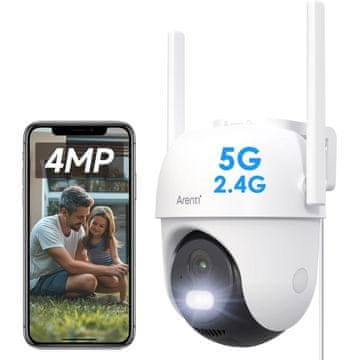 Arenti OP1 nadzorna kamera, Zunanja,4MP UHD, 2,4 in 5,8GHz,