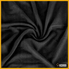 Korbi ELASTIČNA ČRNA PONJAVA ZA MIZO – ELEGANTEN BANKETNI IN CATERING NAMIZNI OPRIJEM