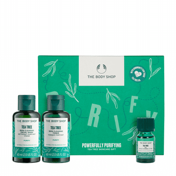 The Body Shop Darilni komplet za nego obraza s čajevcem Powerfully Purifying