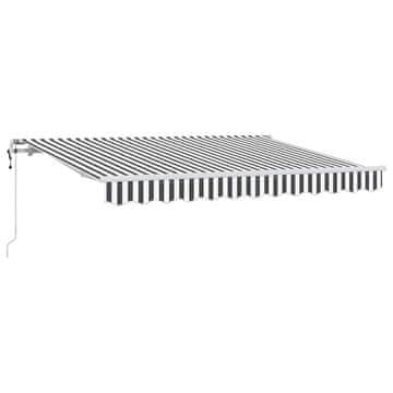 Vidaxl Retraktilna tenda Antracit 350 x 200 cm blago