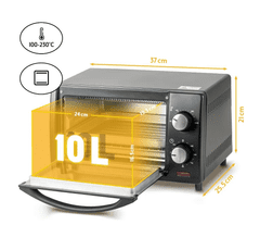 First Austria Električna pečica mini FIRST FA-5041-2, 10L, 800W