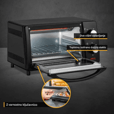 First Austria Električna pečica mini FIRST FA-5041-2, 10L, 800W