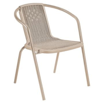 KONDELA Freny zložljiv stol - šampanjec