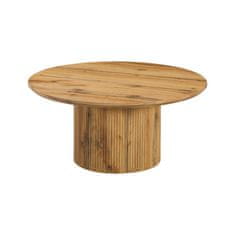 KONDELA Okrogla jedilna miza Mahir Tip 2 80 - hrast