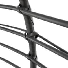 KONDELA Viseči gugalni stol Nexus - siv