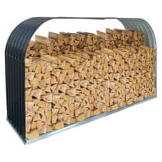 KONDELA Lopa za drva Radek - antracit