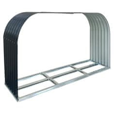 KONDELA Lopa za drva Radek - antracit