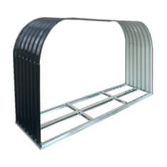 KONDELA Lopa za drva Radek - antracit