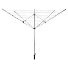 KONDELA Vrtno stojalo za sušenje perila Rotary New Typ 1 - srebrna / črna