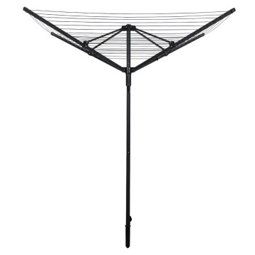 KONDELA Vrtno stojalo za sušenje perila Rotary New Typ 3 - črna