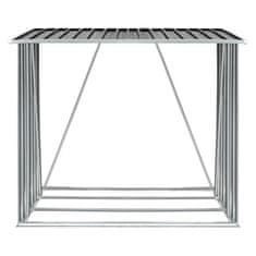 KONDELA Lopa za drva Daryl Tip 1 - antracit / bela