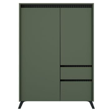 KONDELA Longy Reg2D1S1K dvovratna komoda s predalom