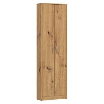 KONDELA Dvodelna polična omara Vira Mecki New - artisan hrast