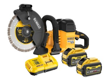 shumee DEWALT REZALNIK JEKLA IN BETONA 54V 230mm 2x90Ah DCS691X2