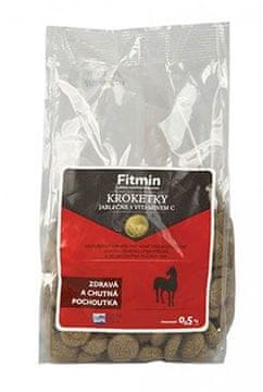 Fitmin konj KROKETKY jabolko + vit.C 500g