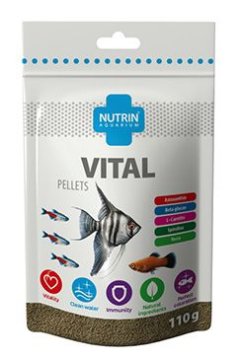 Nutrin Vital peleti za akvarijske ribe 110g