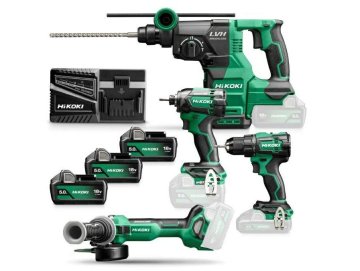 shumee HIKOKI KIT 18V KC18DE WHZ DS18DEWH18DCG18DBLDH18DBL 3x50Ah VREČKA