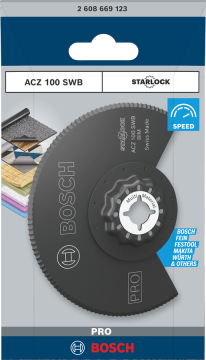 shumee BOSCH MT VEČNAMENSKI ŽAGNI LIST PRO ACZ 100 SWB 100 mm