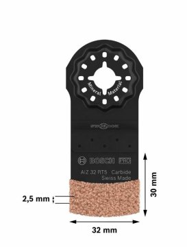 shumee BOSCH MT PRO AIZ 32 RT5 VEČNAMENSKI ŽAGIN LIST 25 x 32 mm