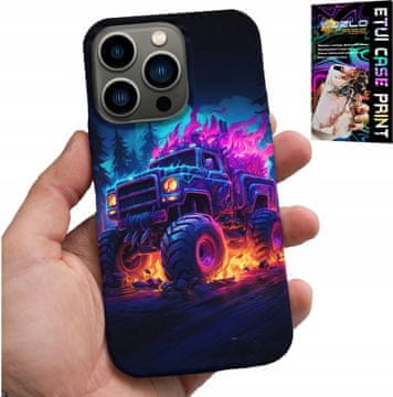 shumee OVITEK ZA IPHONE 16 PRO - OVITEK Z VZORCI ZA TOVORNJAKE MONSTERTRUCK MEGA