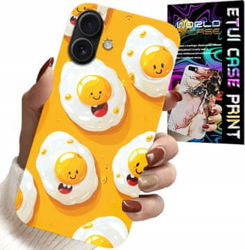 shumee OVITEK ZA IPHONE 16 PLUS - OVITEK S SWEET SMILING EGGS + FOLIJA