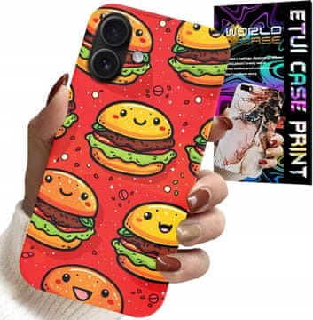 shumee OVITEK ZA IPHONE 16 - OVITEK Z NASMEHANIMI BURGERJI