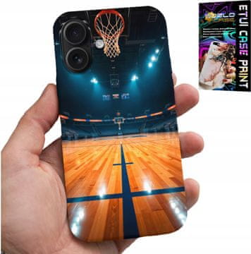 shumee OVITEK ZA IPHONE 16 - KOŠARKARSKO IGRIŠČE NBA, VZORCI ZA NAVIJAČE KOŠARKE