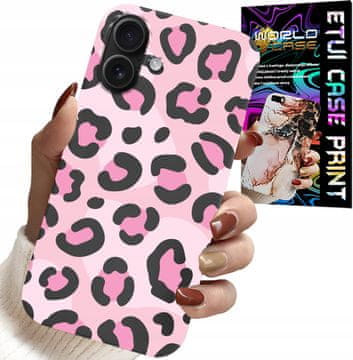 shumee OVITEK ZA IPHONE 16 PLUS - ŽENSKI VZORCI ROZA LEOPARD IN PANTER