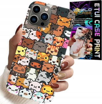 shumee OVITEK ZA IPHONE 11 PRO - POTISK NA HRBTNI STRANI Z LJUBKIMI MAČKAMI, MAČKE, OVITEK