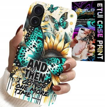 shumee OVITEK ZA IPHONE 16 - IN POTEM SEM VSTALA, ŽENSKI VZORCI + FILM