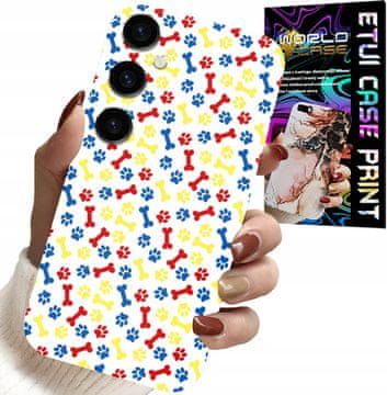 shumee OVITEK ZA SAMSUNG GALAXY A13 5G - RISANKE PASULJE S TAPICAMI IN KOSTI + STEKLO