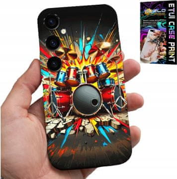 shumee OVITEK ZA SAMSUNG GALAXY A25 5G - ROCK DRUMS ROCK & ROLL + FILM