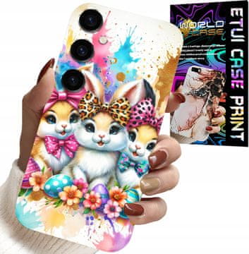 shumee OVITEK ZA SAMSUNG GALAXY A05S - ZAJČKI, BOŽIČ, ZAJČEK, VELIKA NOČ