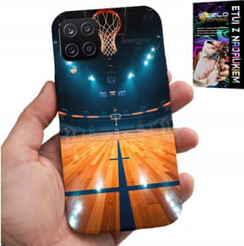 shumee OVITEK ZA SAMSUNG GALAXY A22 5G - KOŠARKARSKO IGRIŠČE NBA, VZORCI ZA KOŠARKARSKE LJUBITELJE