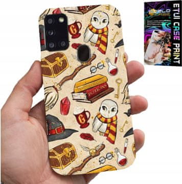 shumee OVITEK ZA SAMSUNG GALAXY A21s - OVITEK ZA LJUBITELJA ČAROBNOSTI IN ČAROBNIH PALIC + STEKLO