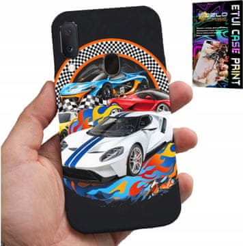 shumee OVITEK ZA SAMSUNG GALAXY A40 - ŠPORTNI AVTOMOBILI, DIRKALNO OVITEK + STEKLO