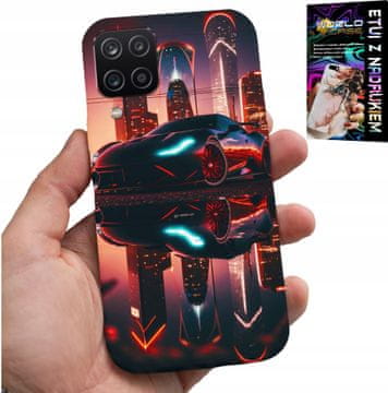 shumee OVITEK ZA SAMSUNG GALAXY A22 4G - AVTO VENTILATOR, VZORCI ZA MOŠKE + FOLIJ