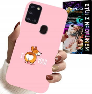 shumee OVITEK ZA SAMSUNG GALAXY A21s - SMEŠNI VZORCI OVITEK ZA PSA LJUBIM TE