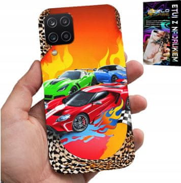 shumee OVITEK ZA SAMSUNG GALAXY A22 5G - ZA OTROKE, DIRKAŠKI AVTOMOBILI + STEKLO