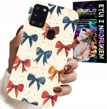 shumee OVITEK ZA SAMSUNG GALAXY A21s - BARVIT TRAKOVI MODNI VZORCI TRAKOVI