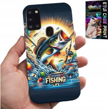 shumee OVITEK ZA SAMSUNG GALAXY A21s - VZORCI ZA RIBIČE, RIBE, TRSKOVO, LOSOSOVO