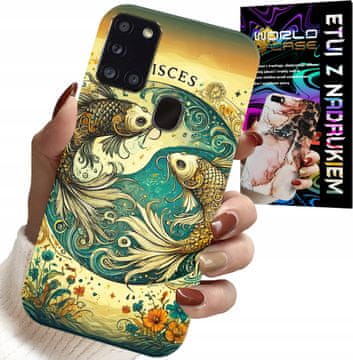 shumee OVITEK ZA SAMSUNG GALAXY A21s - ZODIAK, RIBA, ASTRONOMIJA + FOLIJA